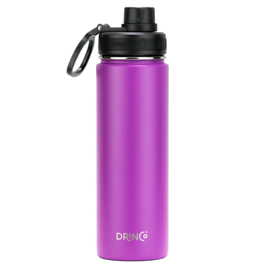 22 oz Insulated Sport Water Bottle – Deep Purple