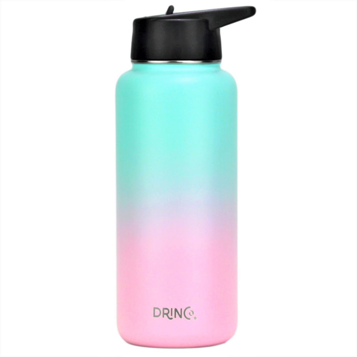 32 oz Insulated Water Bottle with 3 Lids